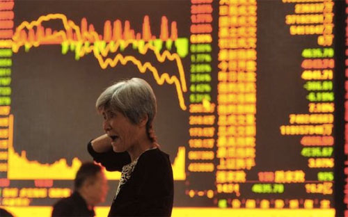 Phiên giảm ngày hôm nay là phiên thứ 6 thị trường chứng khoán Trung Quốc mất hơn 6% trong vòng 3 tháng trở lại đây.
