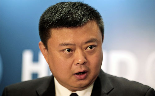 Tỷ phú Trung Quốc Wang Jing - Ảnh: Bloomberg.<br>