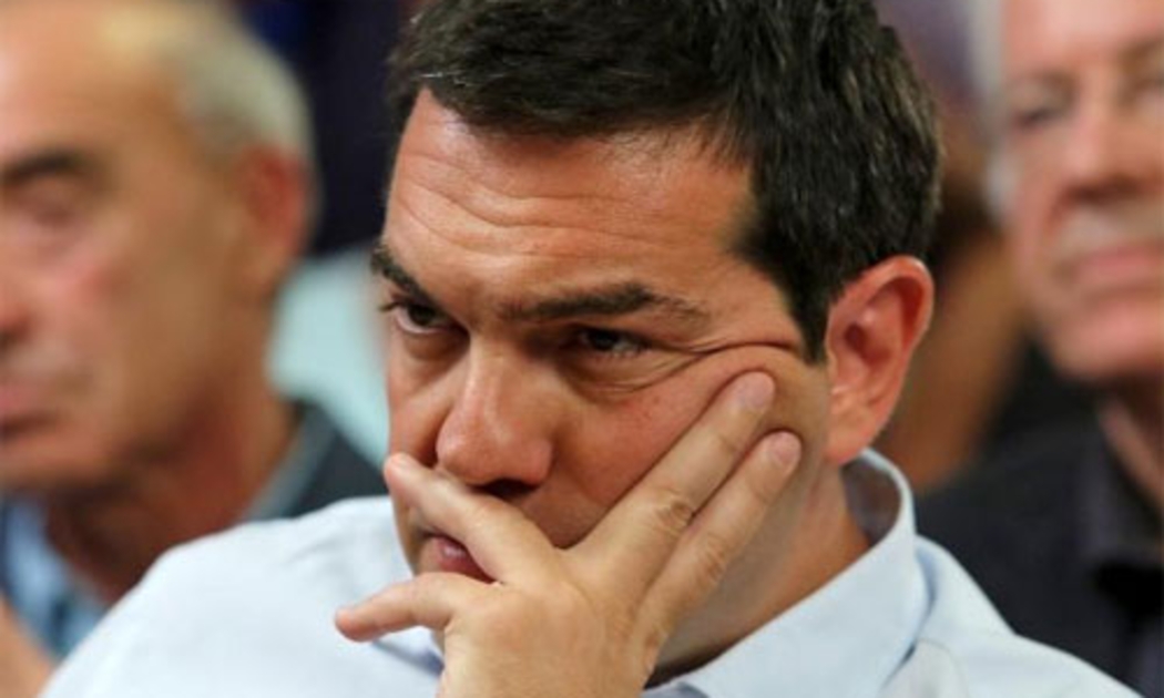 Thủ tướng Hy Lạp Alexis Tsipras trong một cuộc họp ở Athens ngày 5/8 - Ảnh: Reuters.