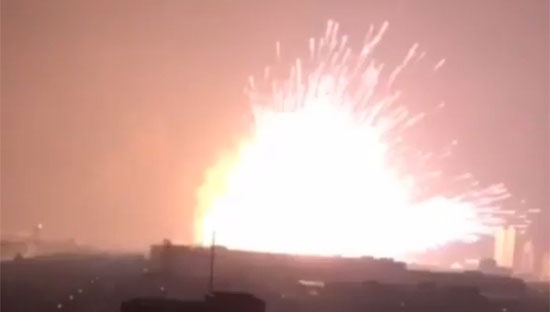 Nổ lớn ở Thiên Tân, Trung Quốc ngày 12/8.<br>