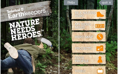 Chiến dịch “Thiên nhiên cần những người hùng của Timberland.
