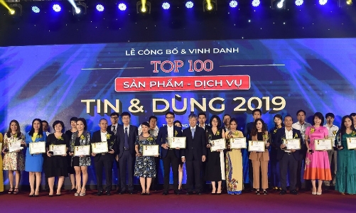 Oriflame vinh dự đạt Top 100 sản phẩm - dịch vụ được Tin & Dùng 2019