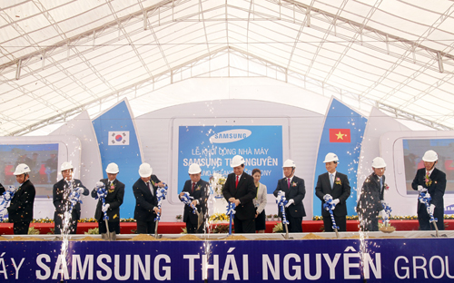 Lễ động thổ khu phức hợp SEVT tại Thái Nguyên.