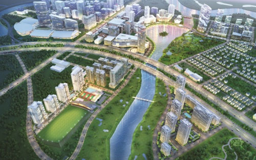 Green Valley là dự án thứ hai có vị trí đẹp, kế bên sân golf Nam Sài Gòn ngay trung tâm Phú Mỹ Hưng.