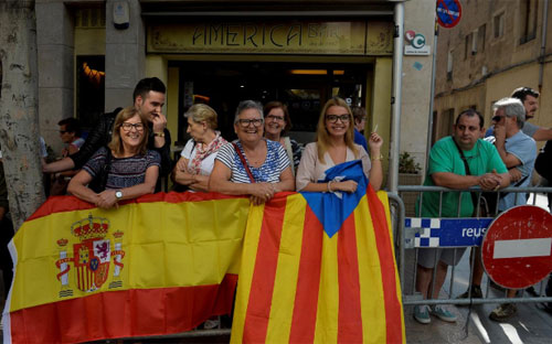 Phong trào ly khai ở Catalonia đang thu hút sự chú ý của dư luận thế giới - Ảnh: Reuters.<br>
