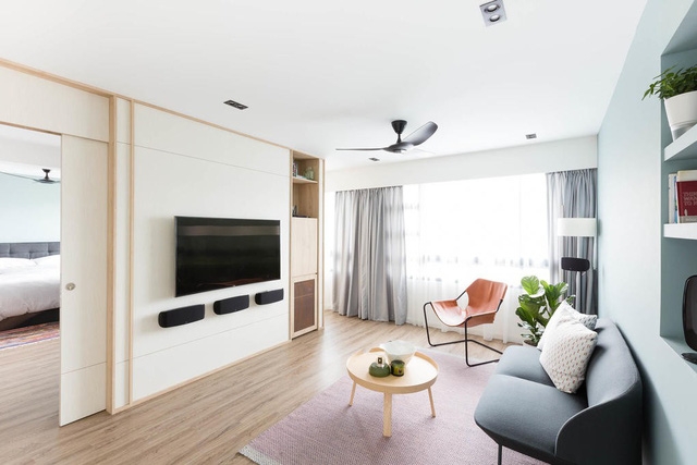 Căn hộ màu trắng thanh lịch - Ảnh 4.