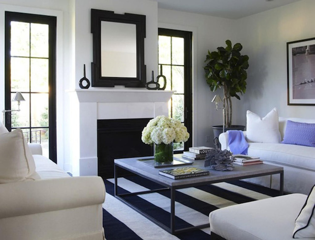 Hoạ tiết kẻ trong không gian nội thất - Ảnh 1.