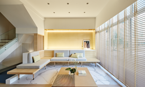 Căn hộ tươi sáng mang phong cách Japandi