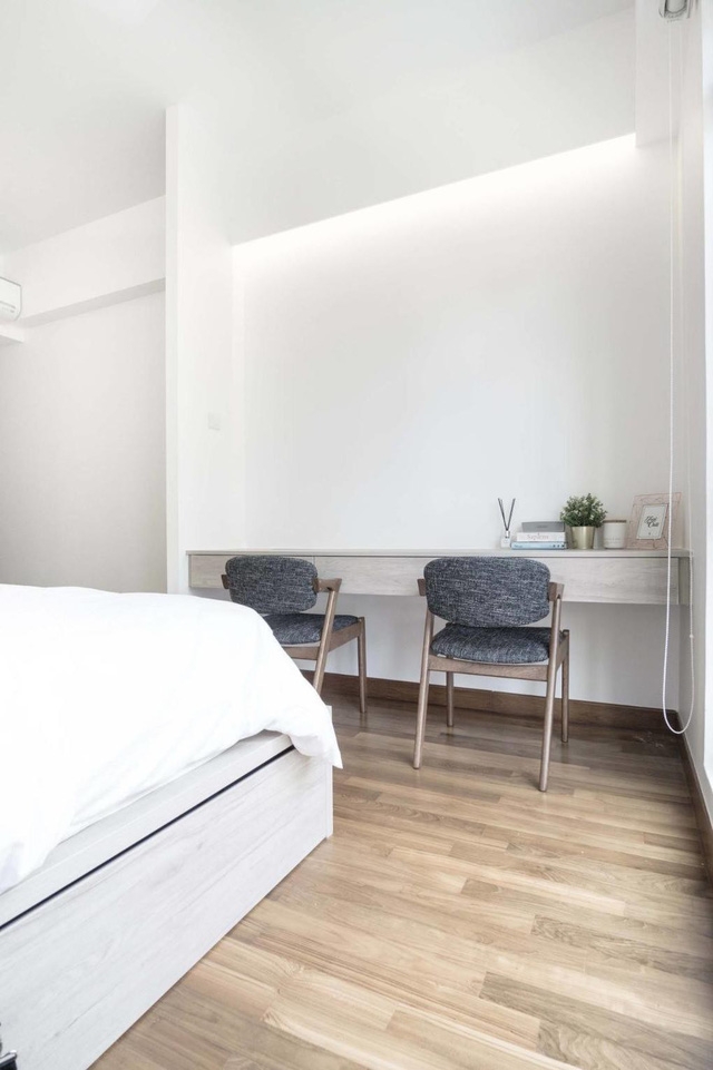 Căn hộ nhỏ màu trắng tinh khôi - Ảnh 3.