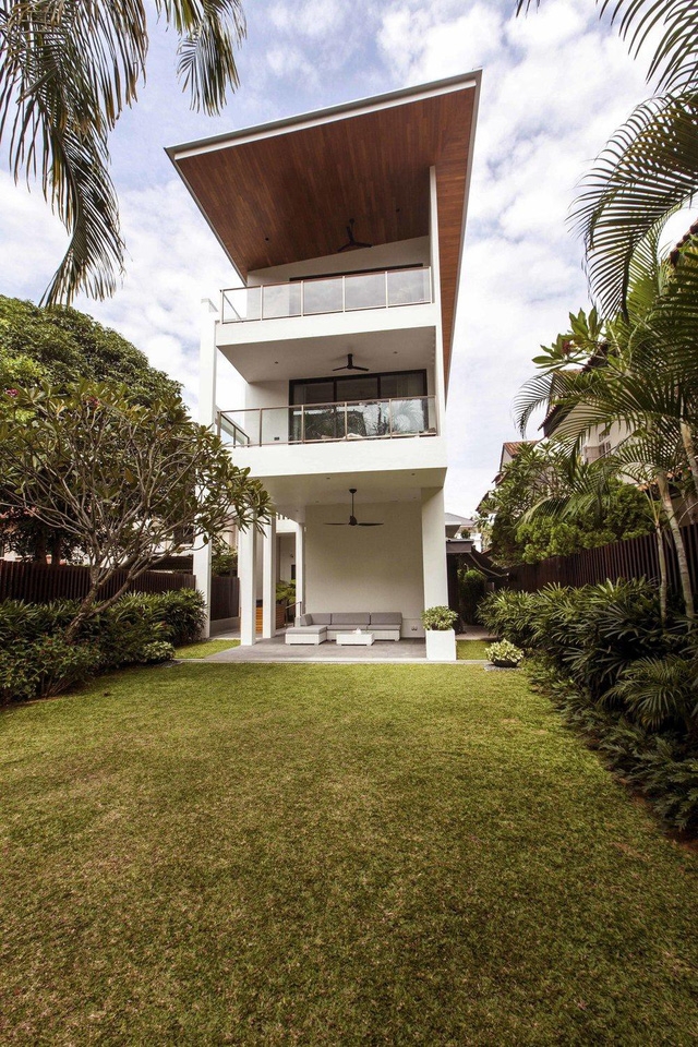 Nhà nghỉ cuối tuần sang trọng như resort - Ảnh 1.