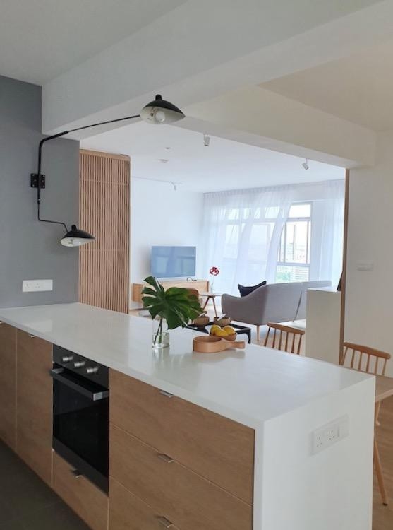 Đồ nội thất gỗ nhẹ trong căn hộ chung cư - Ảnh 3.