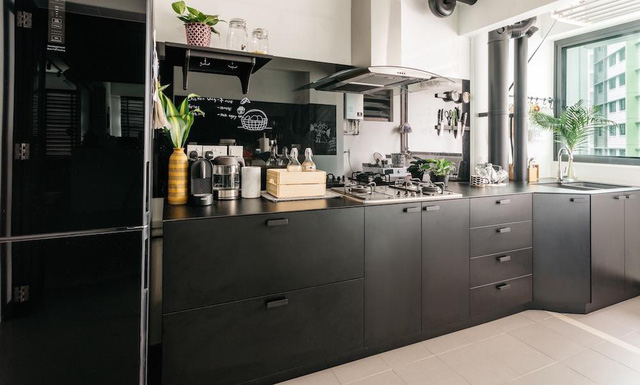 Căn hộ đen – trắng gọn gàng và mát mẻ - Ảnh 6.