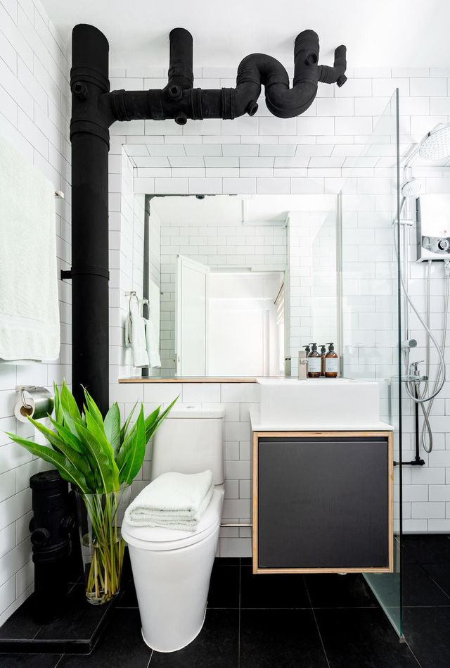 Căn hộ tối giản với nội thất gỗ dán - Ảnh 7.