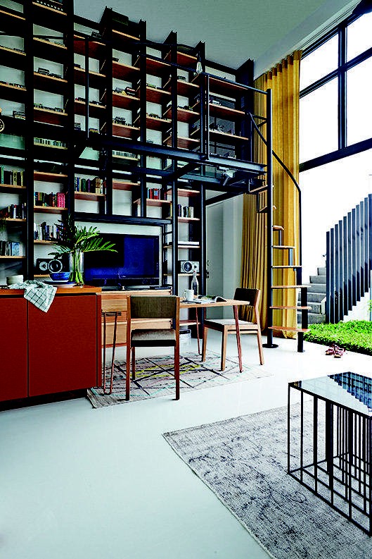 Ý tưởng thiết kế giá sách cho căn hộ chung cư - Ảnh 2.