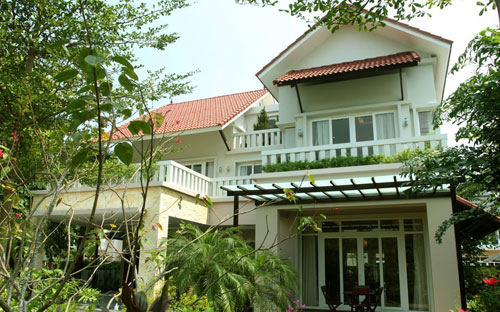 Tiến độ thanh toán khi mua biệt thự Xanh Villas gồm 5 đợt trong 2 năm.
