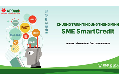 Chương trình SmartCredit sẽ chấp nhận đa dạng các loại tài sản đảm bảo như hàng hóa và quyền đòi nợ.