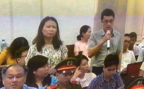 Phiên toà xét xử Hà Văn Thắm và đồng phạm ngày 8/9.<b><br></b>