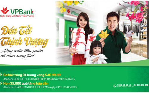 Chương trình áp dụng từ 23/1/2015 đến 23/3/2015.