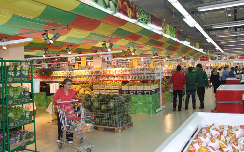 Hàng hóa phong phú, chất lượng đảm bảo, giá lúc nào cũng rẻ là phương châm kinh doanh của hệ thống Magnit.