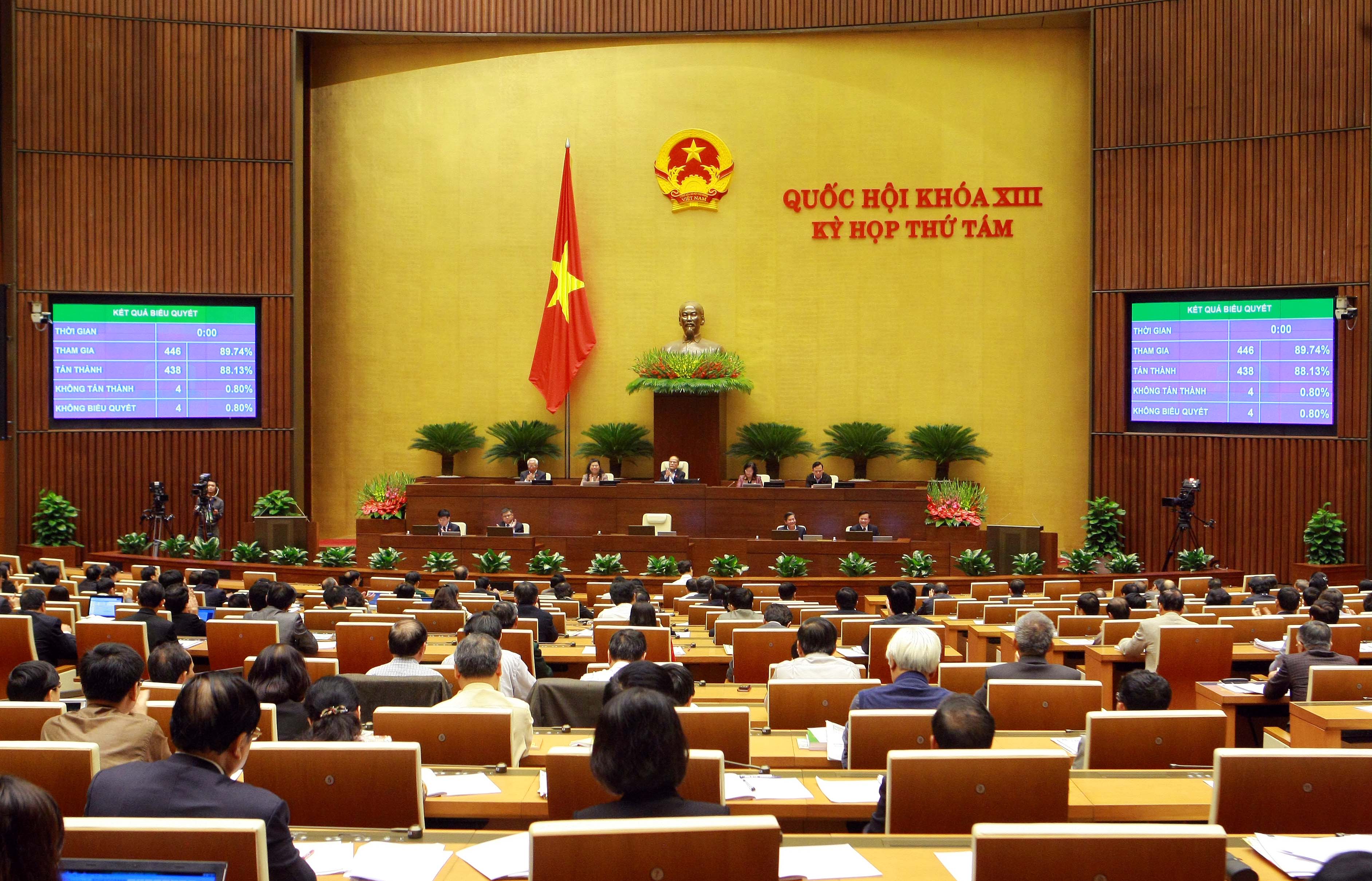 Luật quy định tổng số đại biểu Quốc hội không quá năm trăm người.<br>