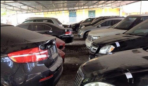 144 chiếc xe siêu sang trong vụ án Hà Tuấn Dũng bị các tổ chức mạo danh lấy ra nhằm lừa đảo.