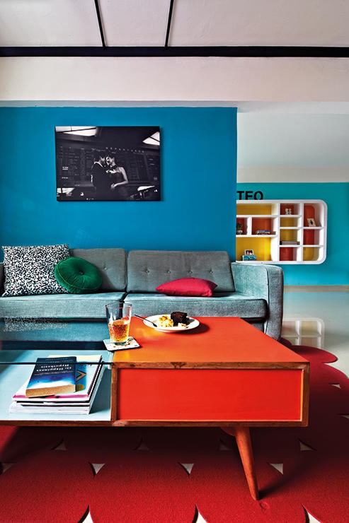 Căn hộ sắc màu với gạch mosaic trong nội thất - Ảnh 4.