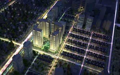 Phối cảnh tổng thể dự án Eco-Green City.