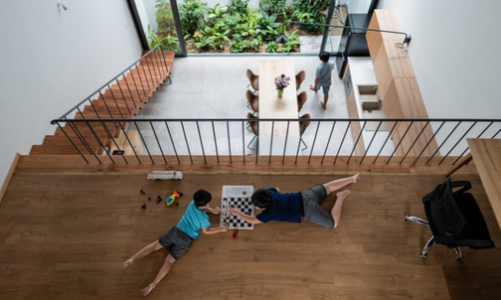 Ngôi nhà sáng sủa lấy gian bếp làm trung tâm ở Quy Nhơn