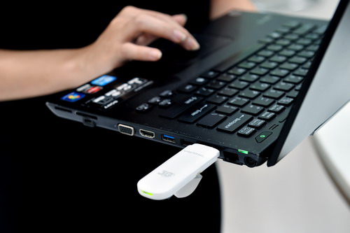 Tốc độ 3G băng rộng của Viettel trong thực tế chỉ đạt khoảng 37 Mb/s - Ảnh: Nguyễn Hà.<br>