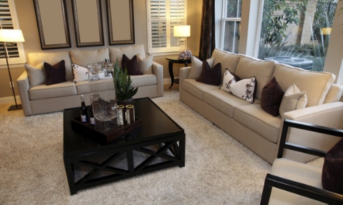 10 ý tưởng độc đáo trang trí phòng khách với thảm trải sàn