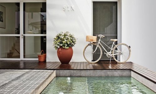 Nhà nghỉ cuối tuần phong cách tối giản