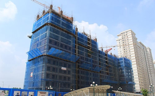 Tính đến đầu tháng 7, dự án đã xây đến tầng 14 và dự kiến sẽ bàn giao vào quý 2/2016.<br>