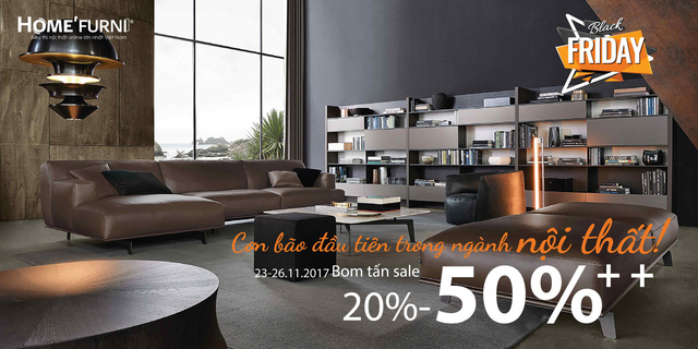 Nhân dịp Black Friday, đón cơn bão nội thất giảm giá từ HOME’FURNI - Ảnh 3.