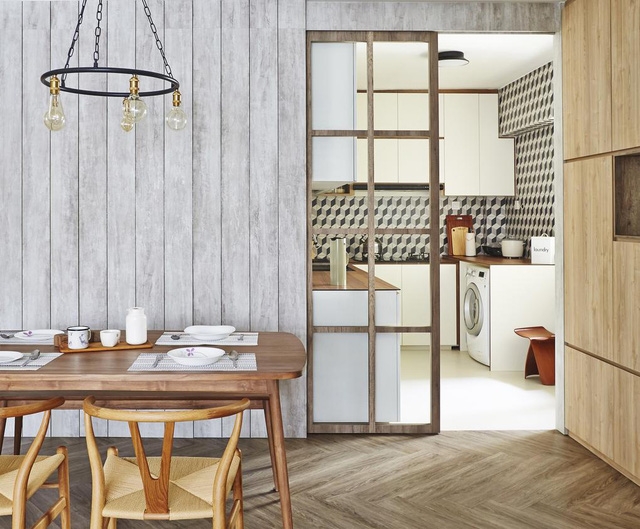 Căn hộ nhỏ vừa hoài cổ vừa mang nét hiện đại - Ảnh 5.