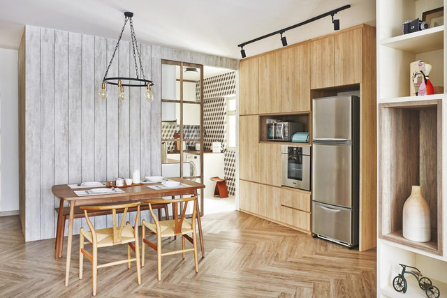 Căn hộ nhỏ vừa hoài cổ vừa mang nét hiện đại - Ảnh 6.