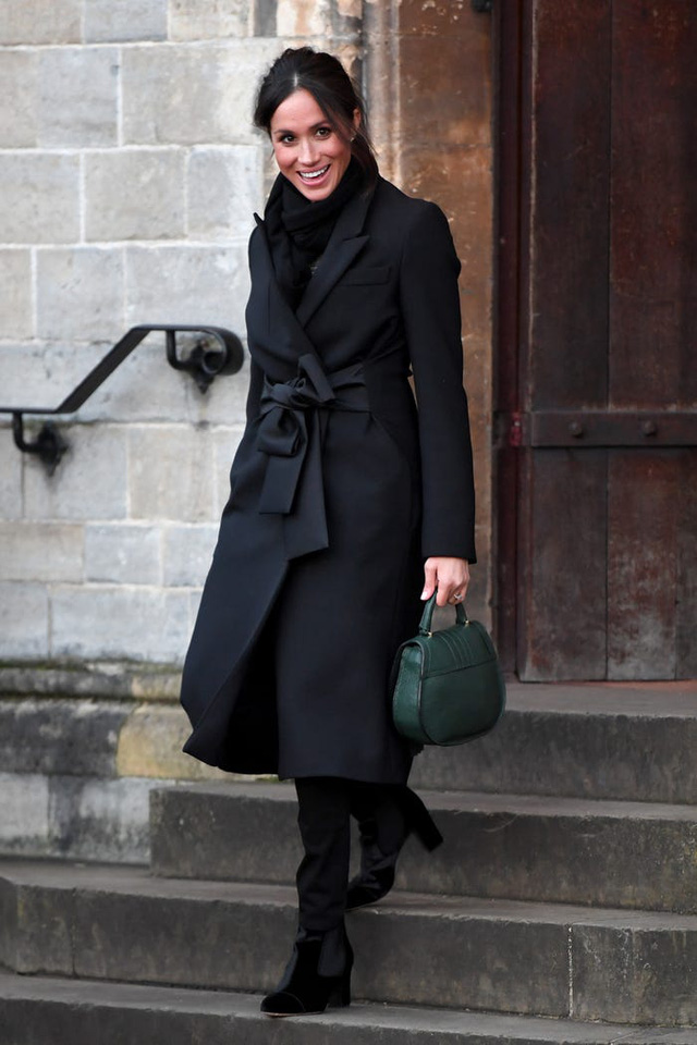 Tham khảo cách diện áo khoác mùa đông của Meghan Markle - Ảnh 4.