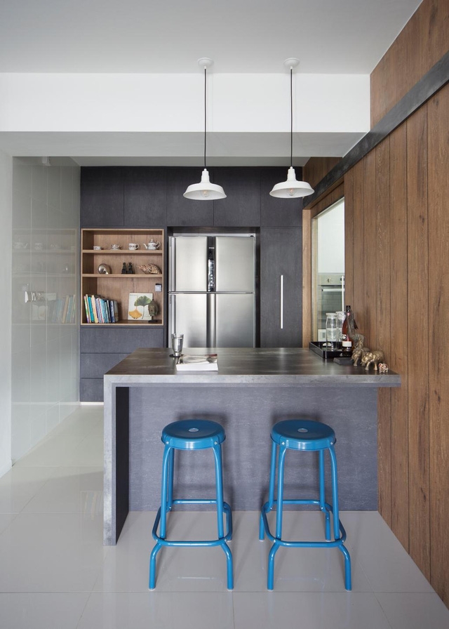 Căn hộ của những vách ngăn duyên dáng - Ảnh 4.