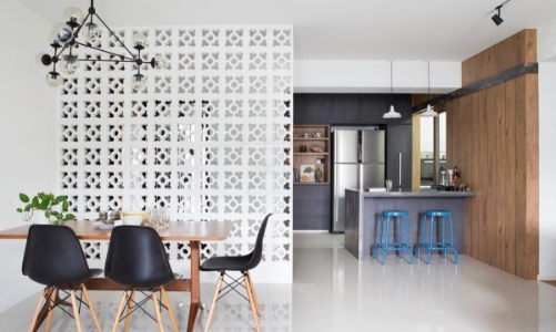 Căn hộ của những vách ngăn duyên dáng