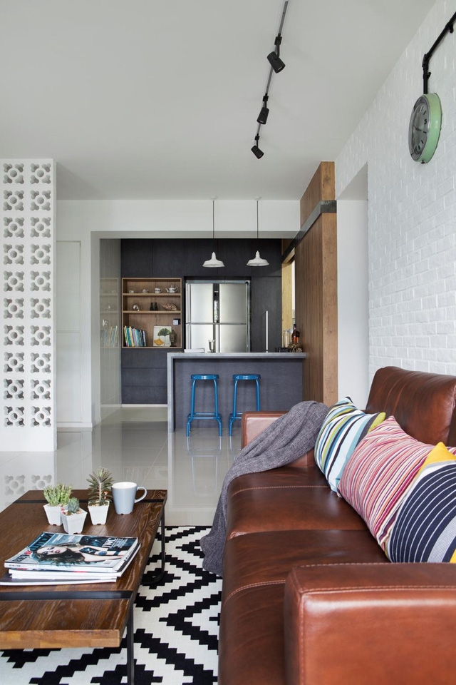 Căn hộ của những vách ngăn duyên dáng - Ảnh 2.