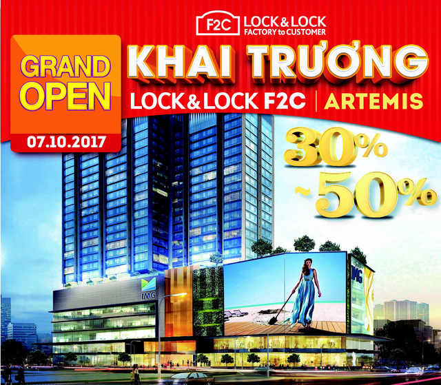 LOCK&LOCK KHAI TRƯƠNG CỬA HÀNG F2C ĐẦU TIÊN TẠI HÀ NỘI - Ảnh 1.