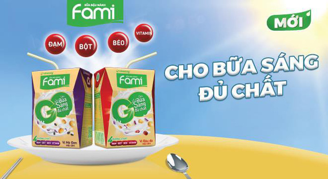 Vinasoy ra mắt sữa đậu nành Fami Go - Ảnh 1.