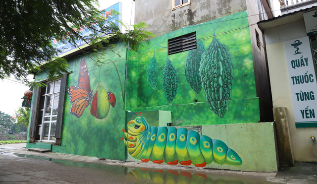 Về Chử Xá check in cùng tranh tường vẽ sản vật nông nghiệp - Ảnh 5.