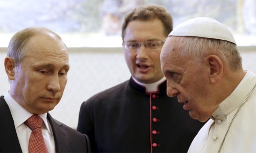 Cuộc gặp “lạnh lùng” giữa Giáo hoàng và Putin