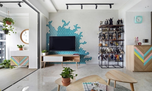 Ngôi nhà vui nhộn và sắc màu