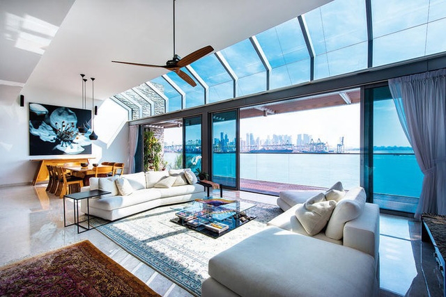 10 không gian hiện đại được décor với quạt trần - Ảnh 2.