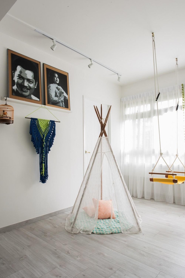 Cải tạo căn hộ cũ thành ngôi nhà bohemian tươi vui - Ảnh 5.