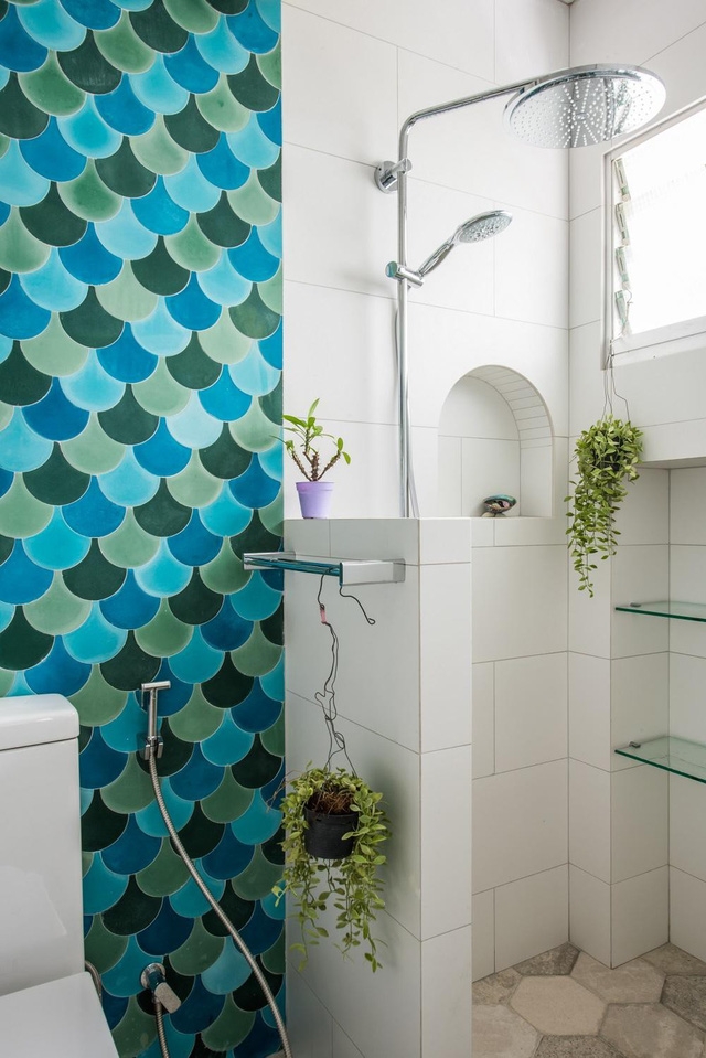 Cải tạo căn hộ cũ thành ngôi nhà bohemian tươi vui - Ảnh 13.