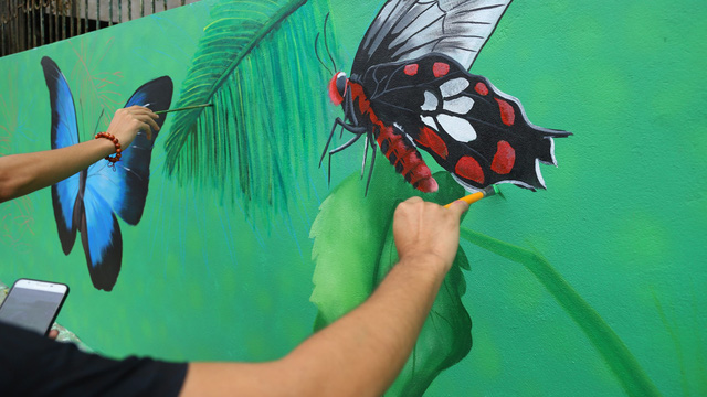 Về Chử Xá check in cùng tranh tường vẽ sản vật nông nghiệp - Ảnh 6.