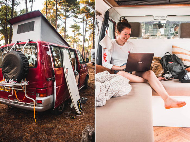 Một gia đình ở Hà Lan đã biến chiếc xe tải của họ thành ngôi nhà nhỏ phóng túng - Ảnh 6.