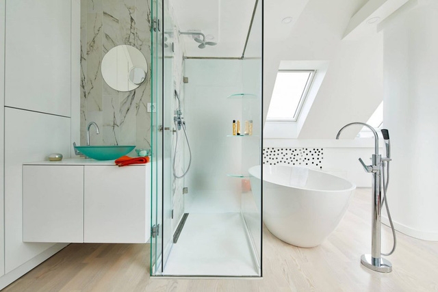 Căn hộ trắng toàn tập làm nền cho đồ nội thất màu neon - Ảnh 5.